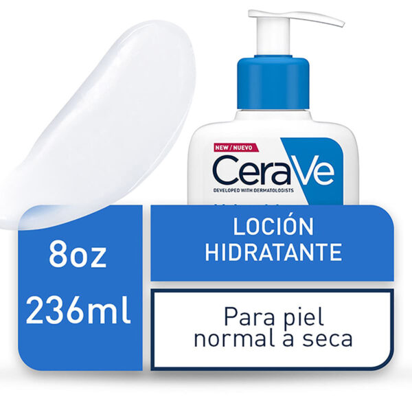 Cerave Hidratante Piel Seca 236ml Locion Facial Y Corporal - Imagen 3