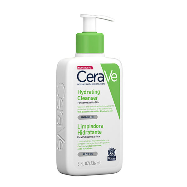 Cerave Limpiador Hidratante Piel Seca 236ml Locion Facial Y Corporal - Imagen 2