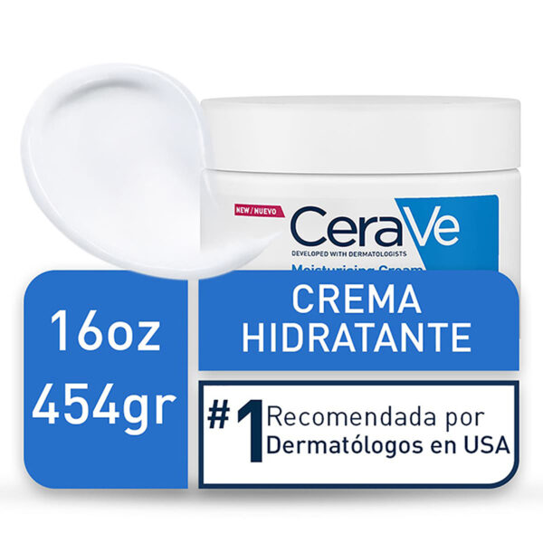 Cerave Hidratante Piel Seca A Muy Seca 454g Crema Facial Y Corporal - Imagen 4