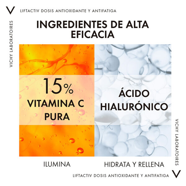 Vichy Vitamina C Antioxidante Antiedad 10ml Suero Facial - Imagen 4