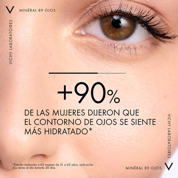 Vichy Mineral 89 Contorno De Ojos 15ml Suero Facial - Imagen 5