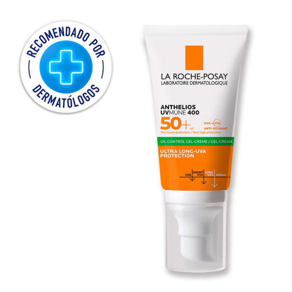 Lrp Anthelios Xl Protector Solar Toque Seco Piel Grasa Spf50+ 50ml Crema Facial