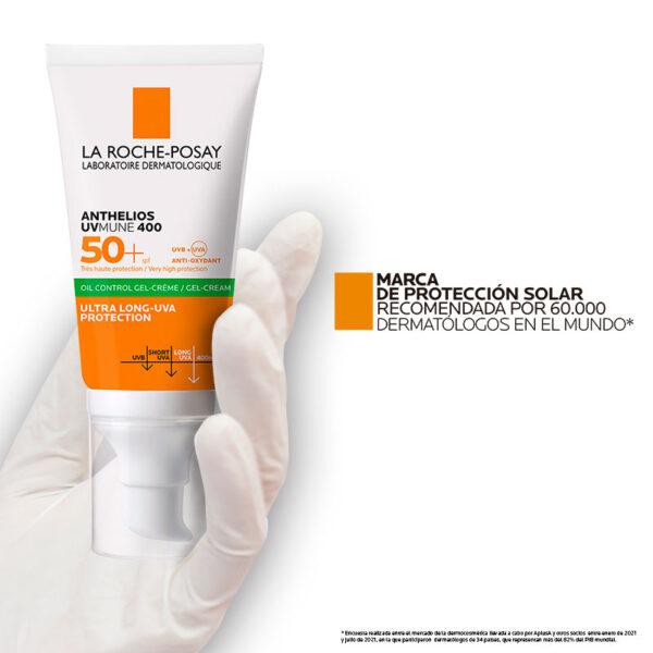 Lrp Anthelios Xl Protector Solar Toque Seco Piel Grasa Spf50+ 50ml Crema Facial - Imagen 11