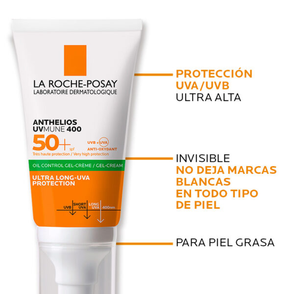 Lrp Anthelios Xl Protector Solar Toque Seco Piel Grasa Spf50+ 50ml Crema Facial - Imagen 8