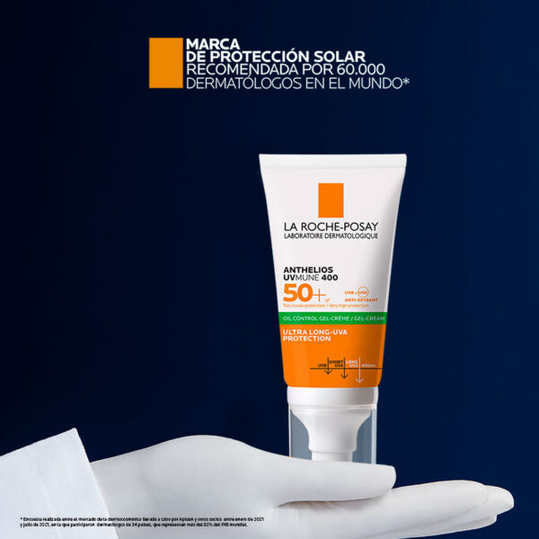 Lrp Anthelios Xl Protector Solar Toque Seco Piel Grasa Spf50+ 50ml Crema Facial - Imagen 9