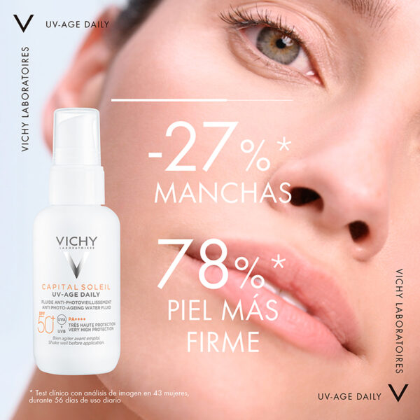 Vichy Capital Soleil Protector Solar Uv-age Daily Spf50+ 40ml Crema Facial - Imagen 7