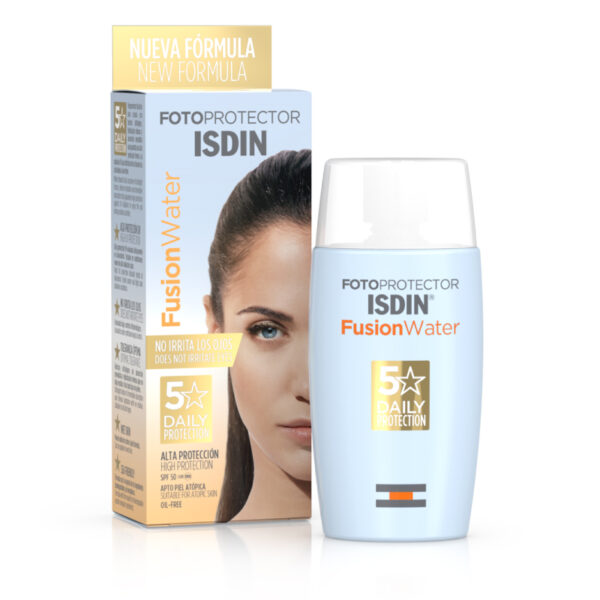 Isdin Fotoprotector Fusion Water Sin Color Spf50+ 50ml Crema Facial