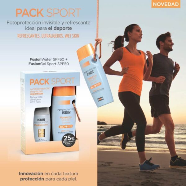 Isdin Fotoprotector Fusion Water Magic Spf50 50ml+fusion Gel Sport Spf50 100ml (pack Sport)