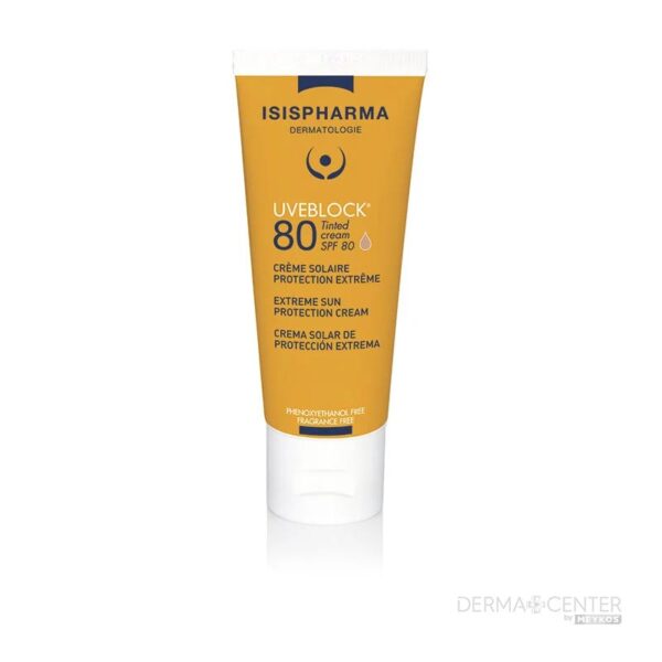 Isispharma Uveblock Protector Solar Tinted Spf80 40ml Crema Facial