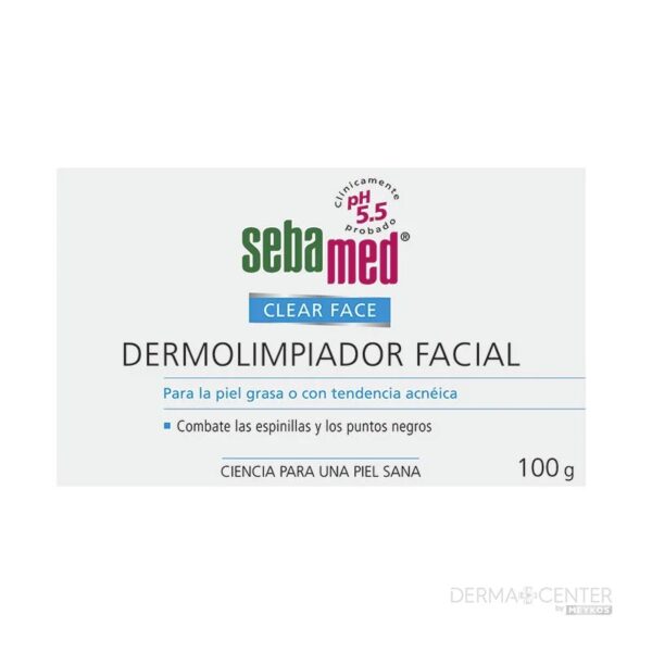 Sebamed Dermolimpiador Facial Clear Face Piel Normal O Grasa 100g Jabon Barra