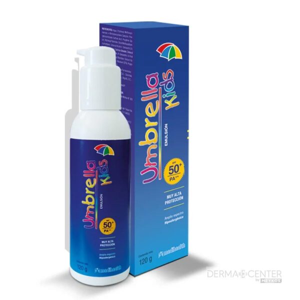 Umbrella Kids Protector Solar Muy Alta Proteccion Spf50+ 120g Crema Facial Y Corporal