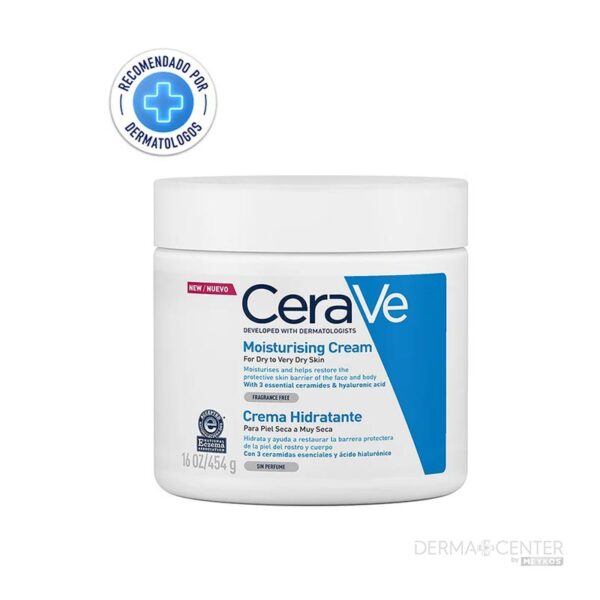 Cerave Hidratante Piel Seca A Muy Seca 454g Crema Facial Y Corporal