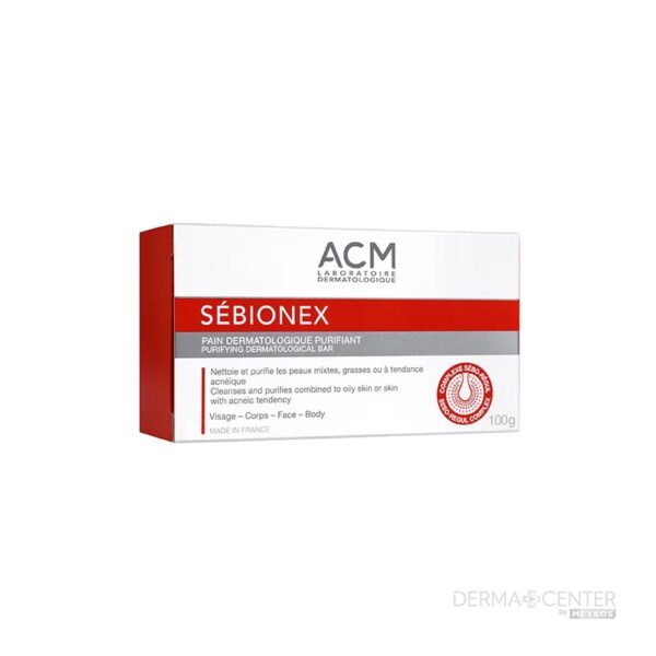 Acm Sebionex Piel Grasa Tendencia Acneica 100g Jabon Barra