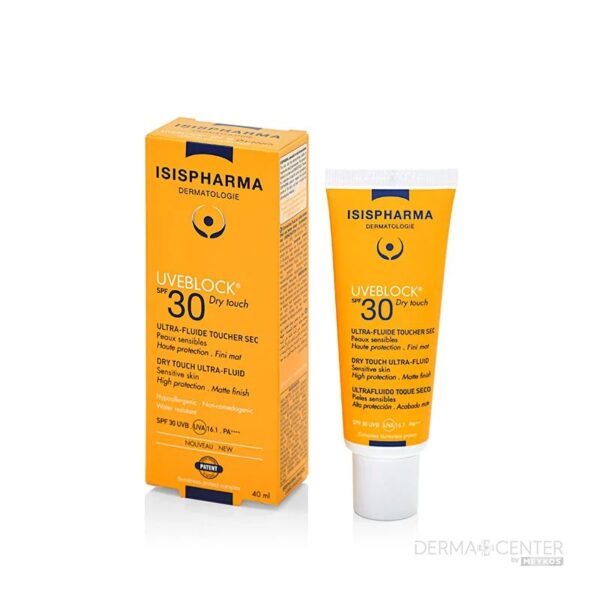 Isispharma Uveblock Protector Solar Dry Touch Spf30 40ml Crema Facial