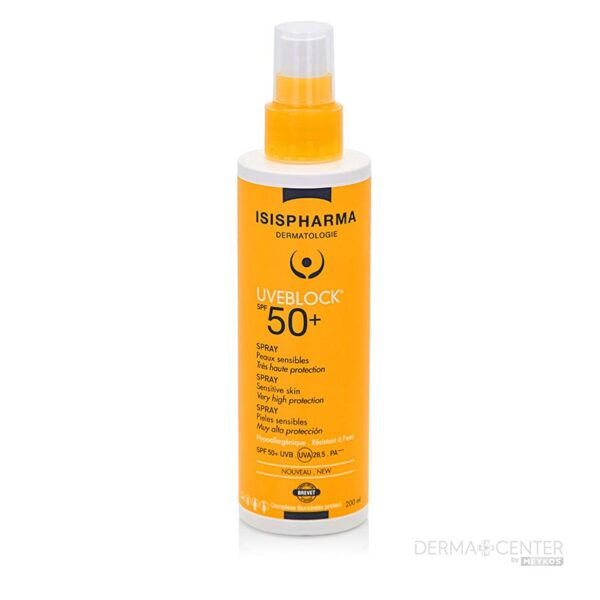 Isispharma Uveblock Protector Solar Piel Sensible Spf350+ 200ml Spray