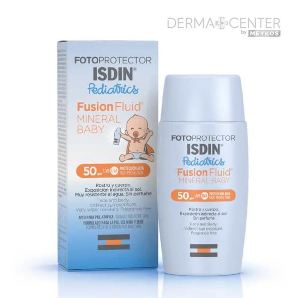 Isdin Fotoprotector Fusion Fluid Mineral Baby Spf50 50ml Crema Facial Y Corporal