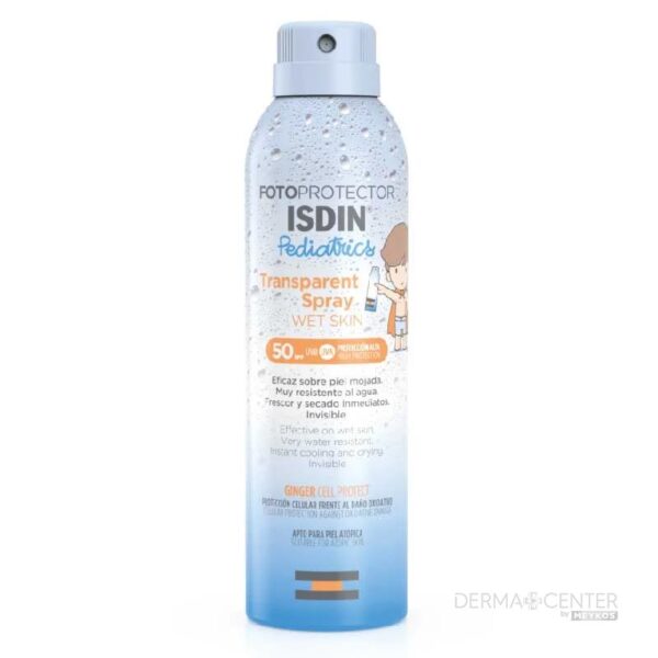 Isdin Fotoprotector Wet Skin Transparente Pediatrico Spf50+ 250ml Spray