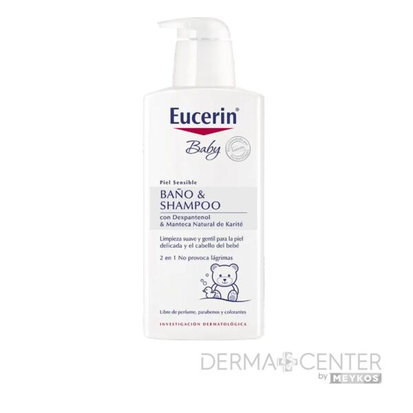 Eucerin Baby Baño & Shampoo 2 En 1 Piel Y Cabello 400ml