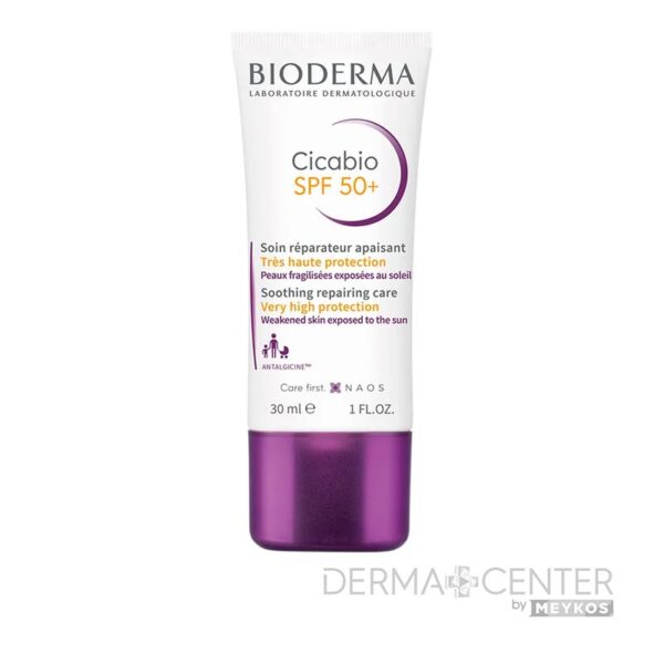 Bioderma Cicabio Con Protector Solar Spf50+ 30ml Crema Facial