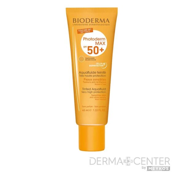 Bioderma Photoderm Protector Solar Max Aqua Fluid Doree Spf50+ 40ml Crema Facial