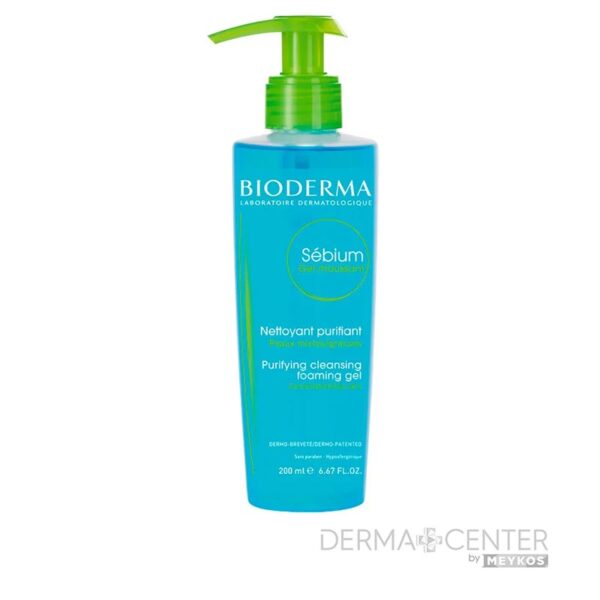 Bioderma Sebium Moussant 200ml Gel Facial