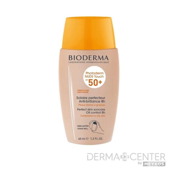 Bioderma Photoderm Protector Solar Nude Touch Tono Claro Spf50+ 40ml Crema Facial