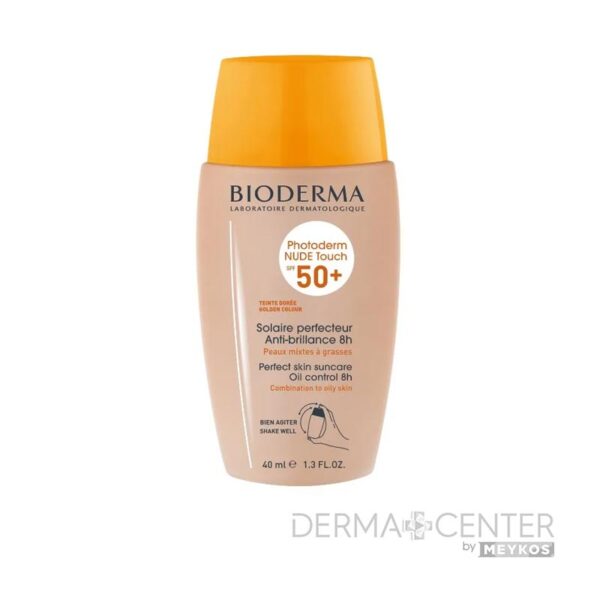 Bioderma Photoderm Protector Solar Nude Touch Doree Spf50+ 40ml Crema Facial