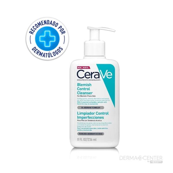 Cerave Limpiador Control Imperfecciones Piel Grasa 236ml Gel Facial