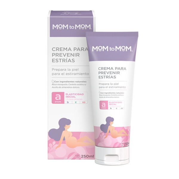 Mom To Mom Crema Para Prevenir Estrias Etapa A 250ml - Imagen 2