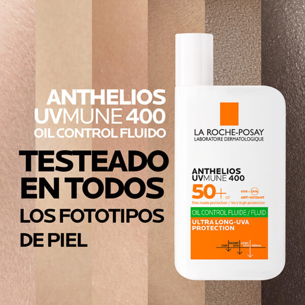 Lrp Anthelios Uvmune 400 Protector Solar Spf50+ 50ml Liquido - Imagen 7