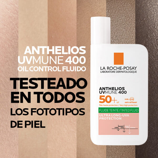 Lrp Anthelios Uvmune 400 Protector Solar Con Color Spf50+ 50ml Liquido - Imagen 7