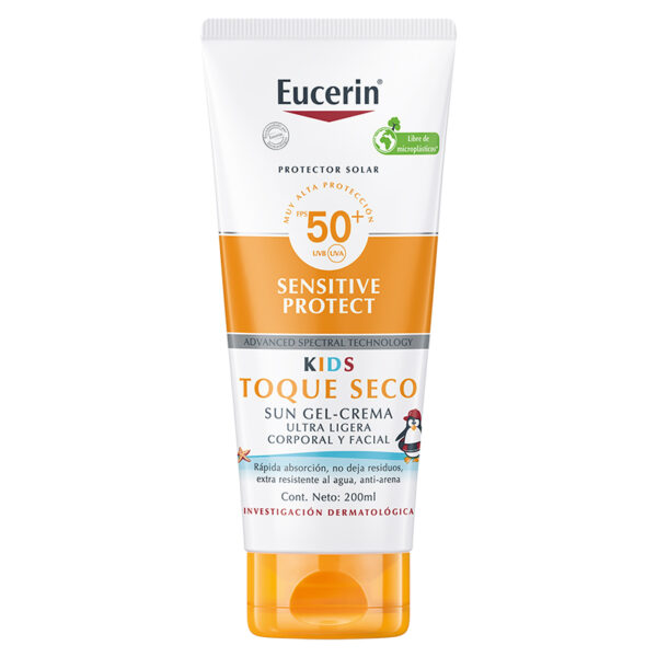 Eucerin Protector Solar Sensitive Protect Kids Dry Touch Spf50+ 200ml Gel-crema