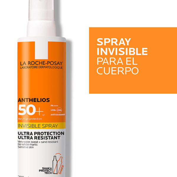 Lrp Anthelios Invisible Protector Solar Spf50+ 200ml Spray - Imagen 2